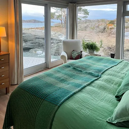 With Sunny Terraces And Sea Views Lysøysund