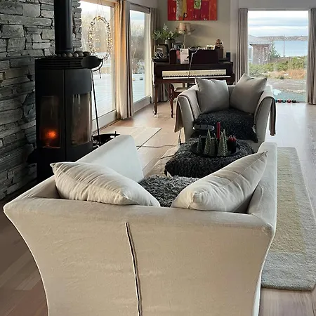With Sunny Terraces And Sea Views Lysøysund