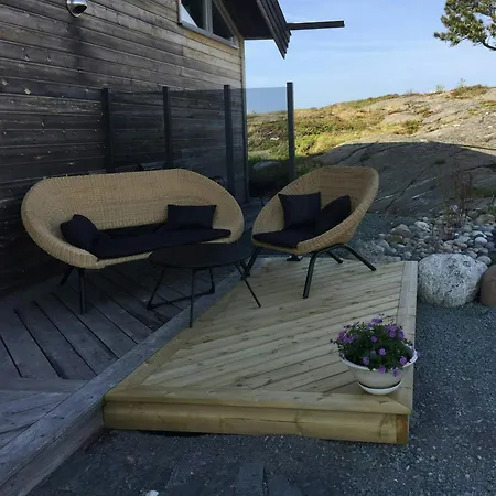 With Sunny Terraces And Sea Views Lysøysund
